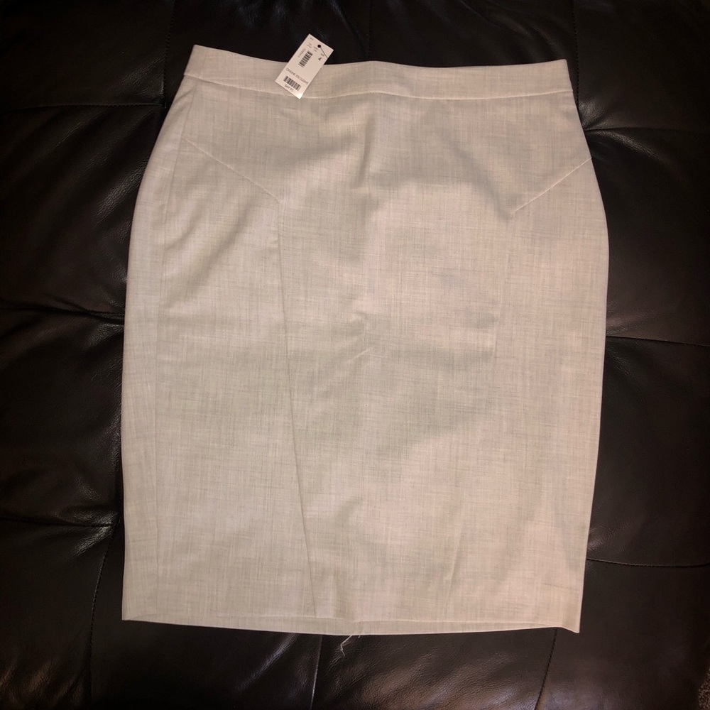 NWT The Limited light gray pencil skirt, sz 4